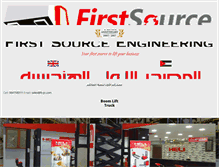 Tablet Screenshot of firstsource-eng.com